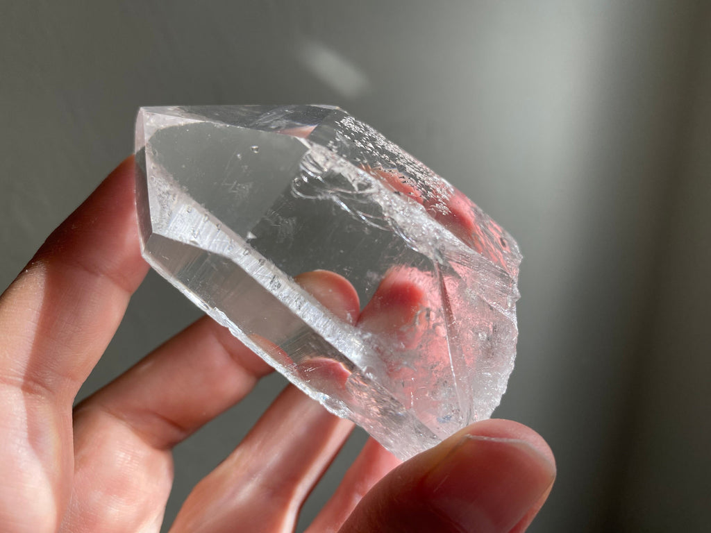 Gorgeous Water Clear Quartz Point.
