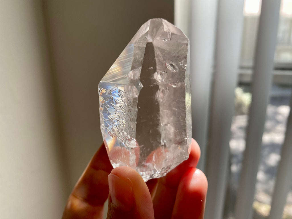 Gorgeous Water Clear Quartz Point.