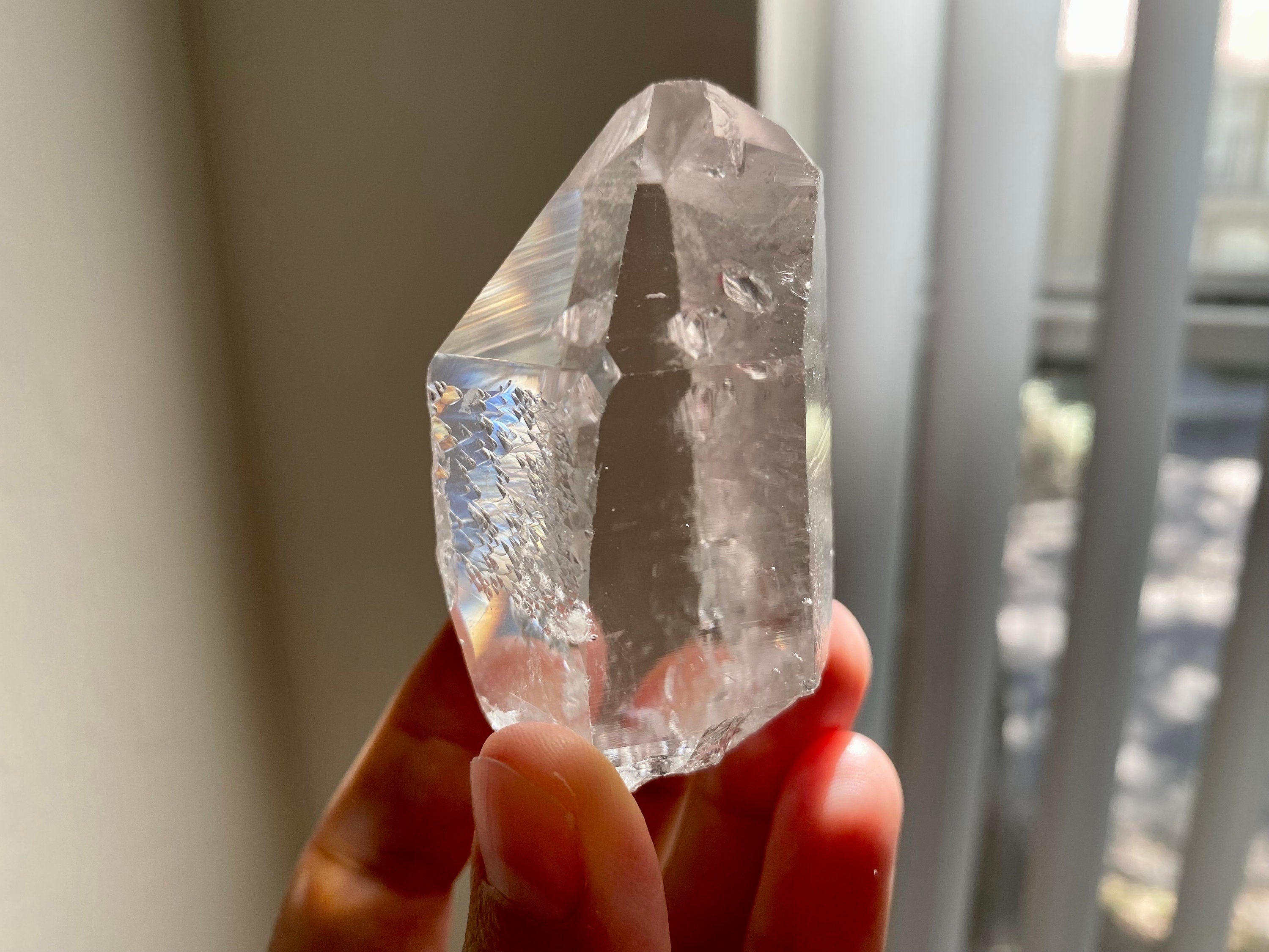 Gorgeous Water Clear Quartz Point.