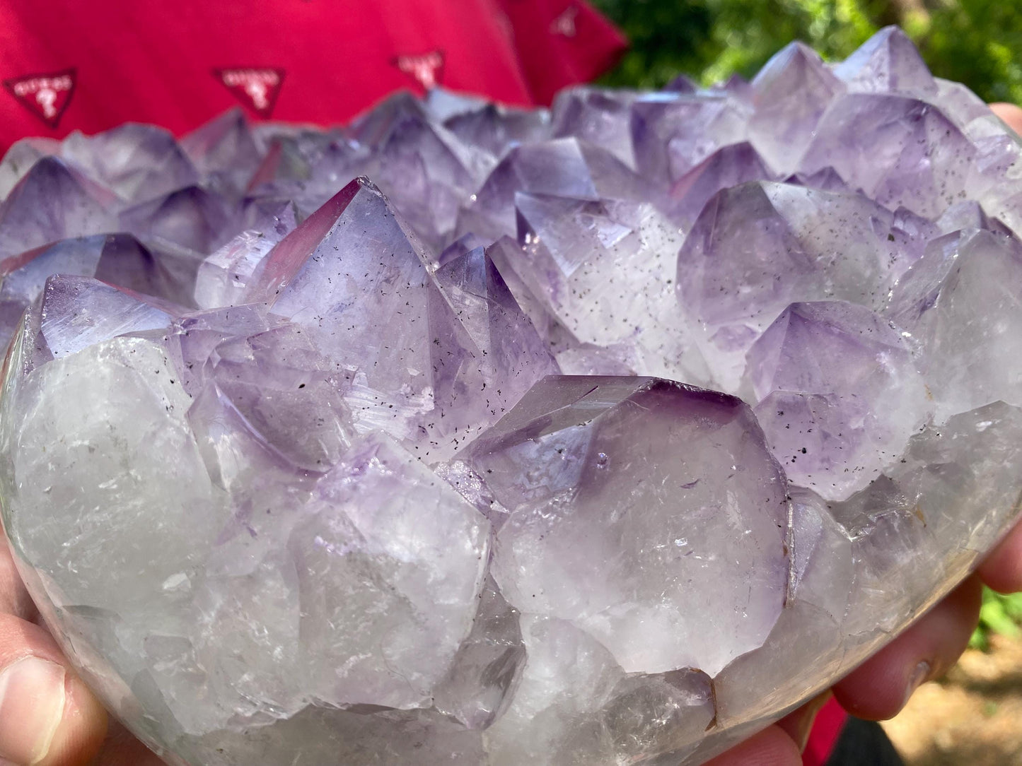 XXL Amethyst Amethyst Cluster | Raw Healing Crystal, Purple Geode, High Vibration Stone, Spiritual growth and Protection & Meditation.
