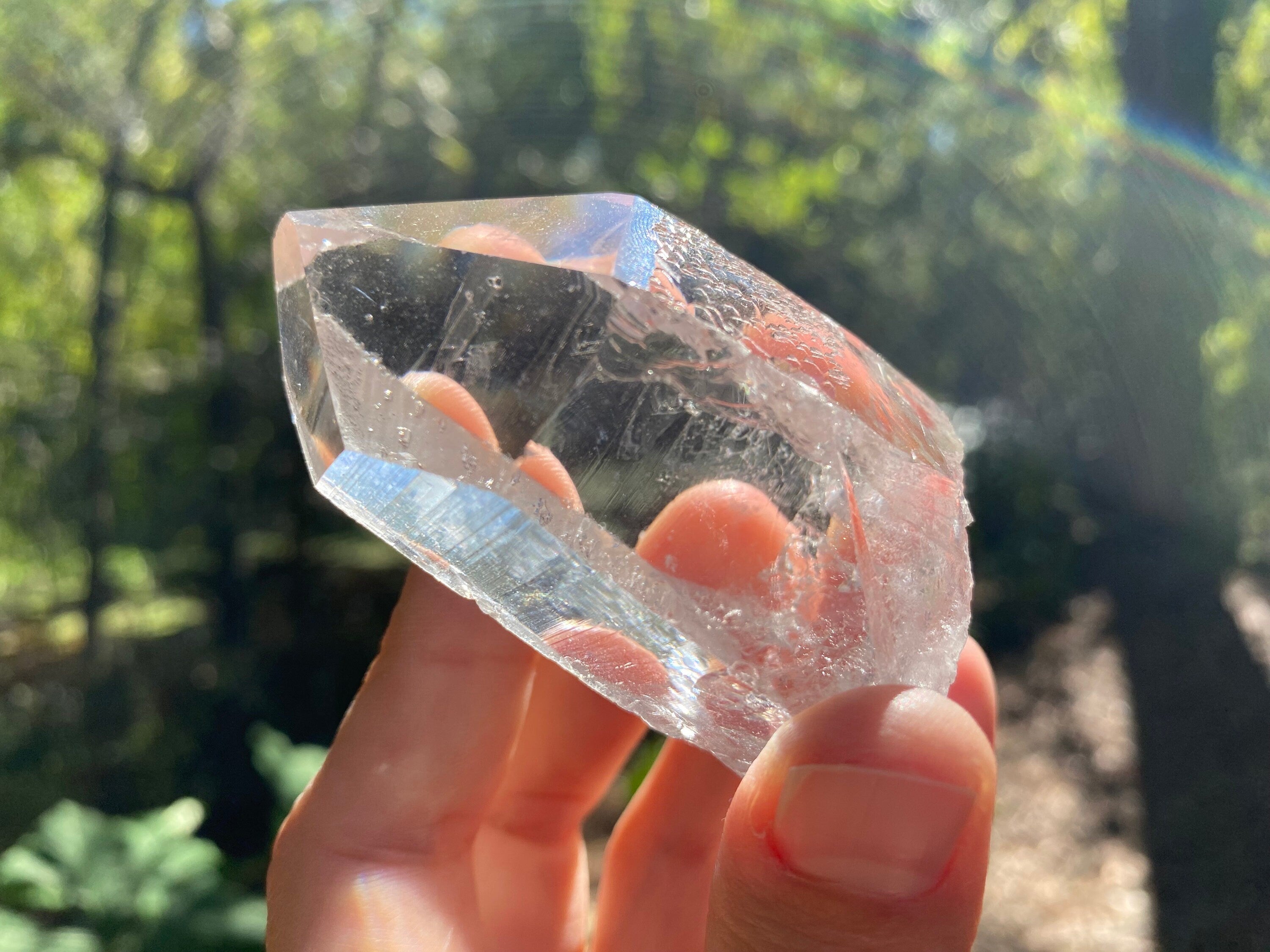 Gorgeous Water Clear Quartz Point.