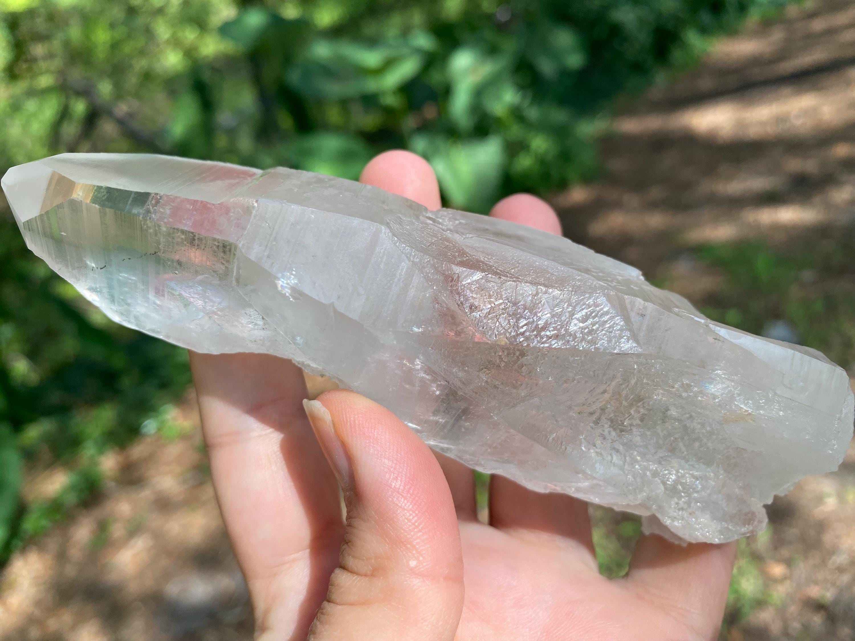 Large Lemurian Quartz Crystal Specimen| High Vibration Stone, Meditation & Spiritual Growth, Energy Amplifier, a magnificent piece.