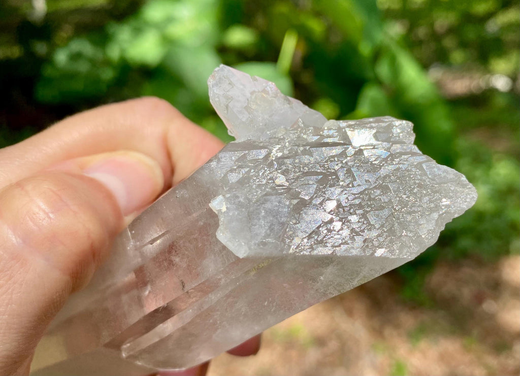 Large Lemurian Quartz Crystal | Healing Point, High Vibration Stone, Meditation & Spiritual Growth, Energy Amplifier.