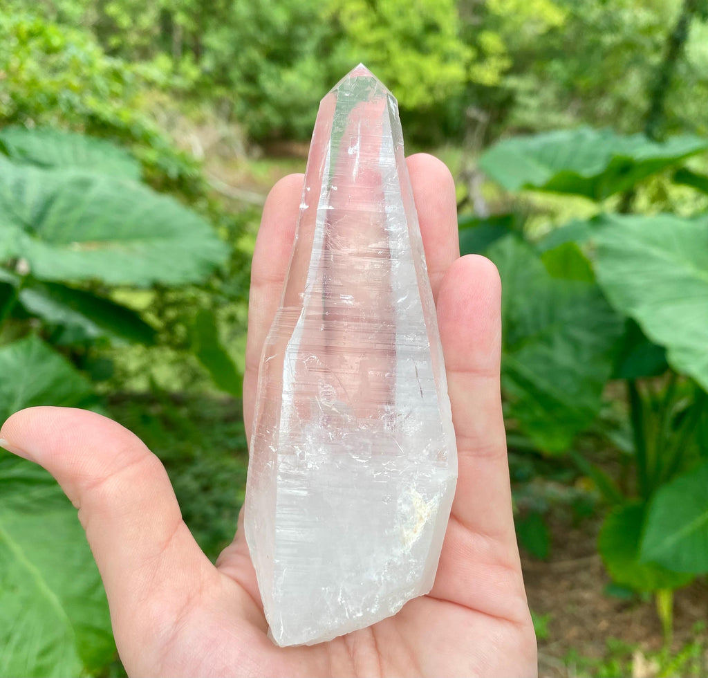 Natural Diamantina Quartz Crystal | Clear Quartz Point, Healing Stone, High Vibration Crystal, Meditation & Energy Amplifier