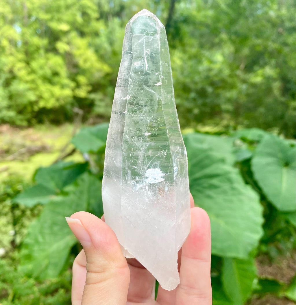 Natural Diamantina Quartz Crystal | Clear Quartz Point, Healing Stone, High Vibration Crystal, Meditation & Energy Amplifier