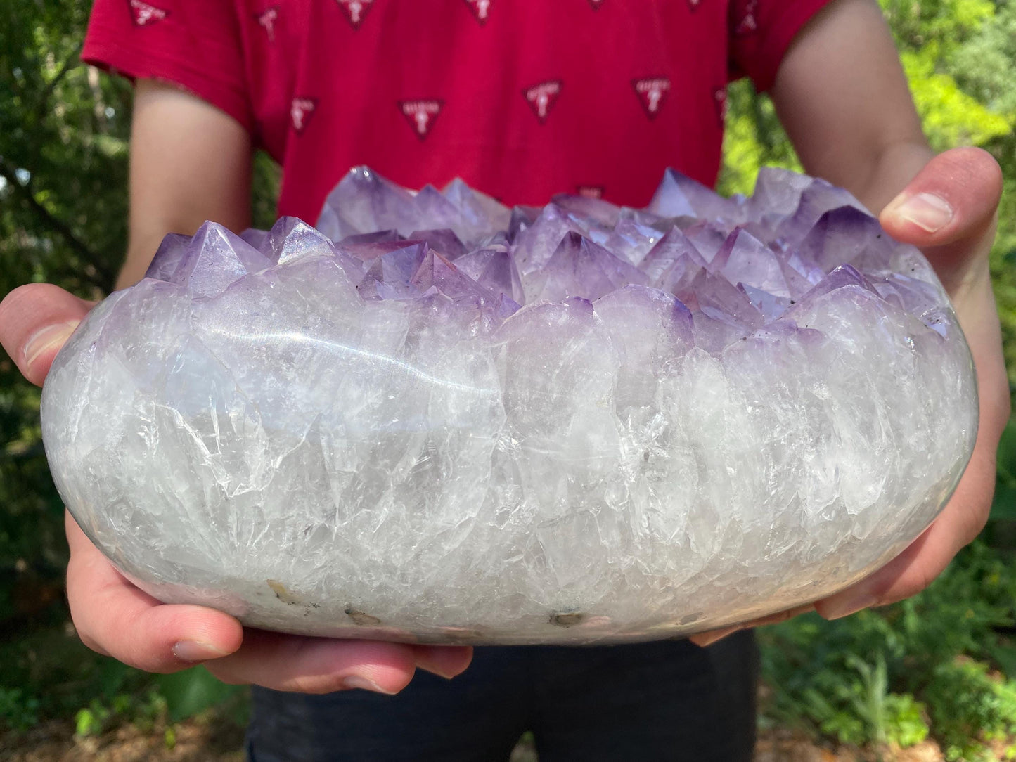 XXL Amethyst Amethyst Cluster | Raw Healing Crystal, Purple Geode, High Vibration Stone, Spiritual growth and Protection & Meditation.