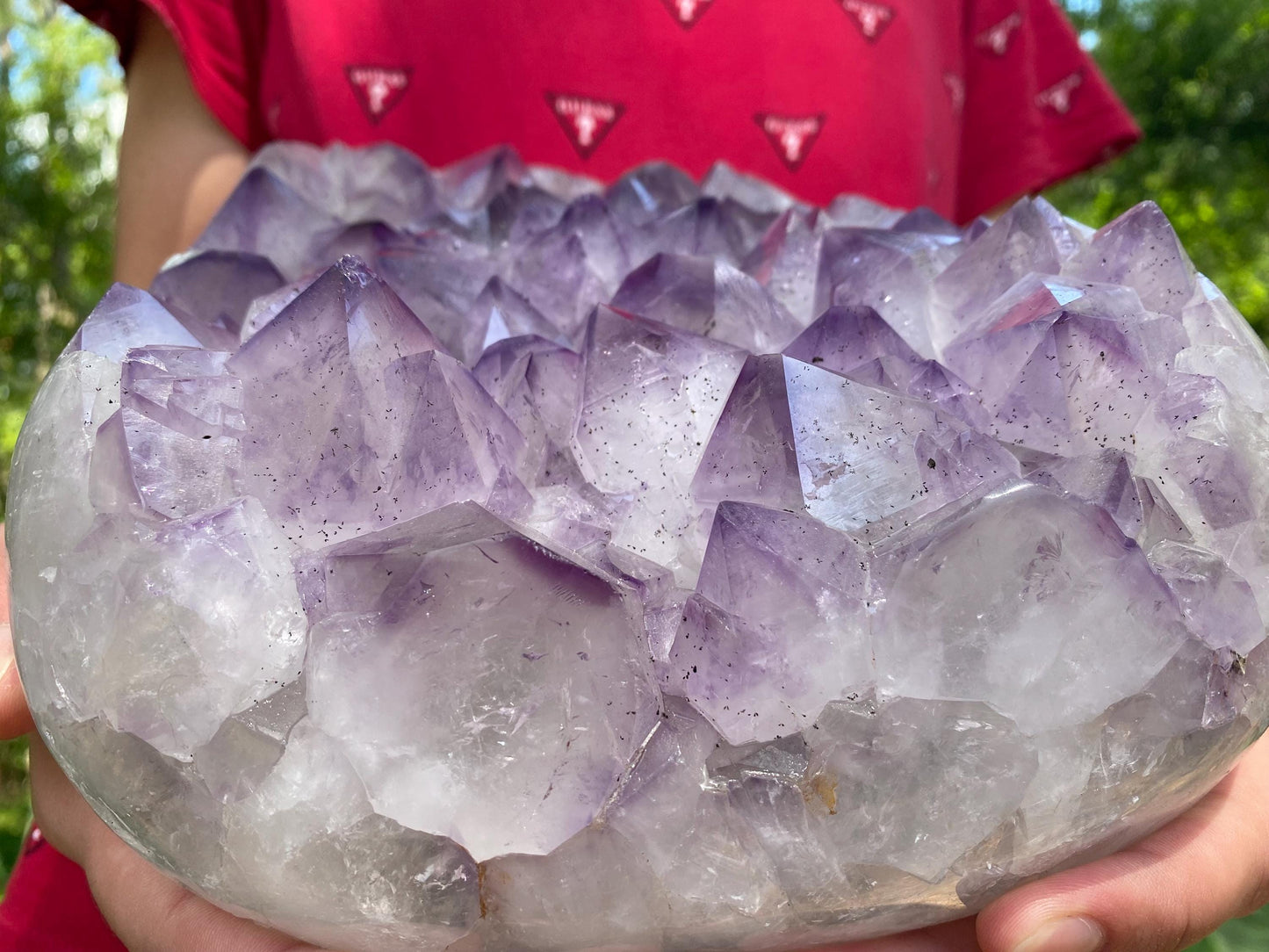 XXL Amethyst Amethyst Cluster | Raw Healing Crystal, Purple Geode, High Vibration Stone, Spiritual growth and Protection & Meditation.