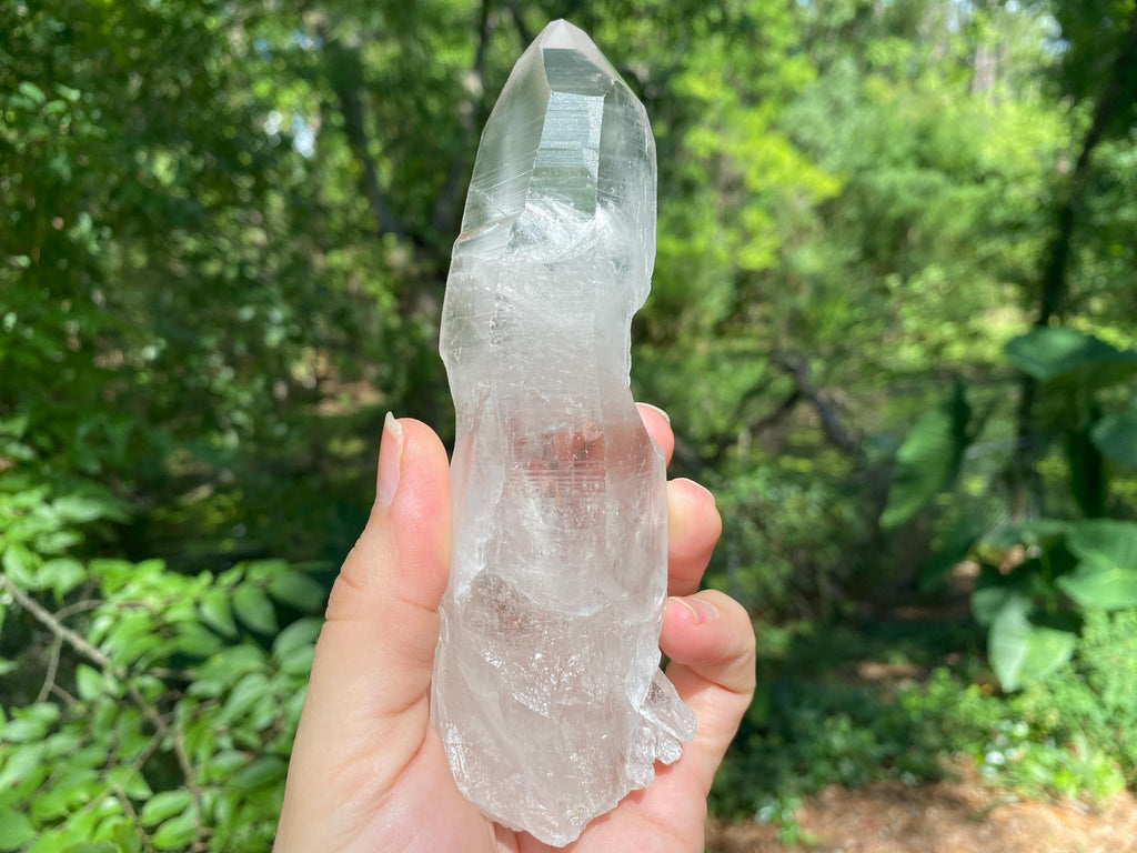 Large Lemurian Quartz Crystal Specimen| High Vibration Stone, Meditation & Spiritual Growth, Energy Amplifier, a magnificent piece.