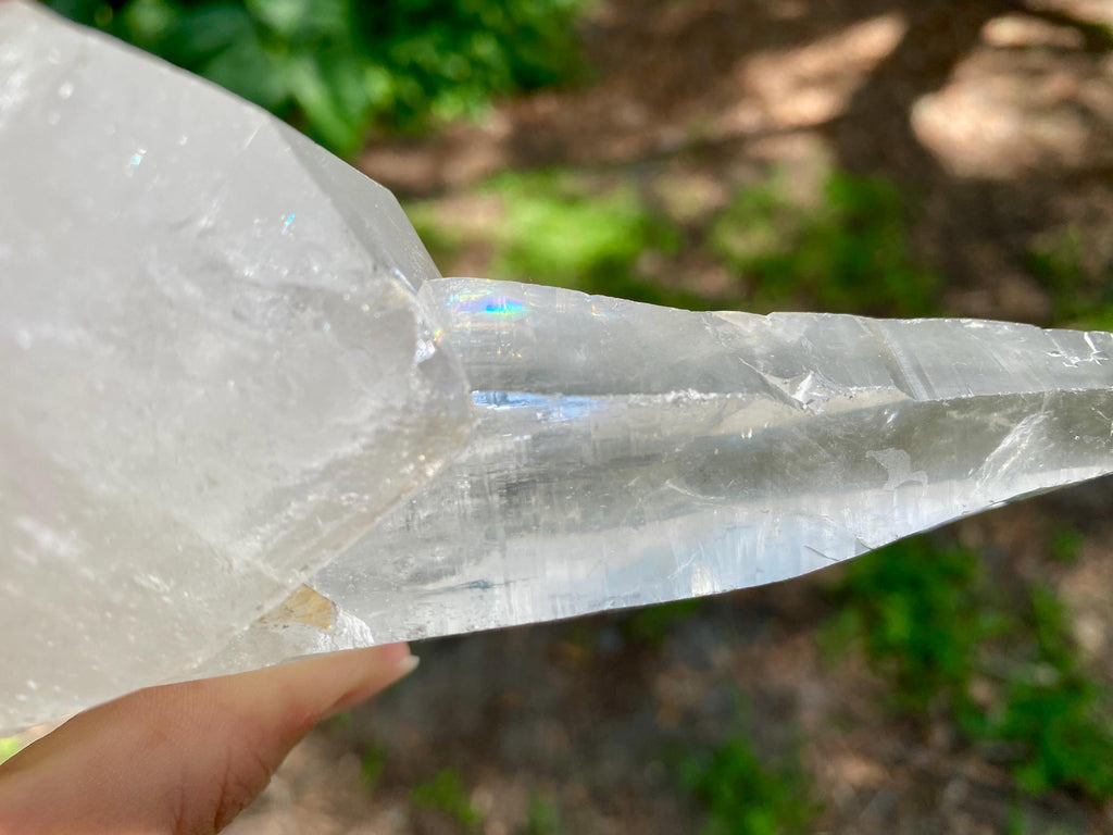 Large Diamantina Quartz Crystal with Record Keepers