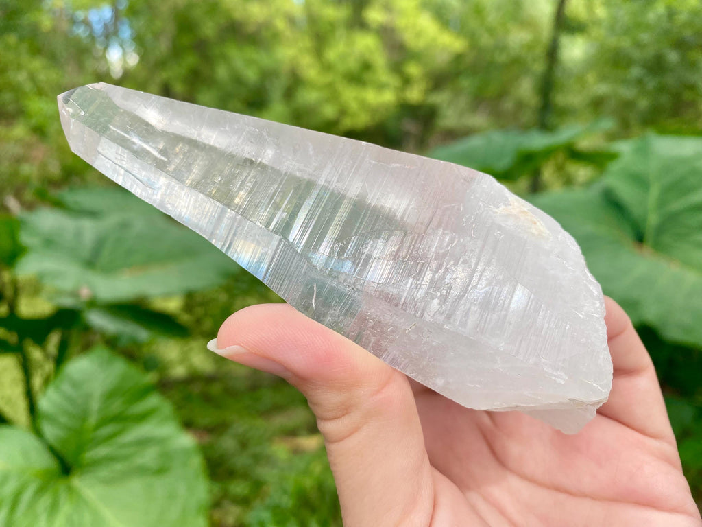 Natural Diamantina Quartz Crystal | Clear Quartz Point, Healing Stone, High Vibration Crystal, Meditation & Energy Amplifier