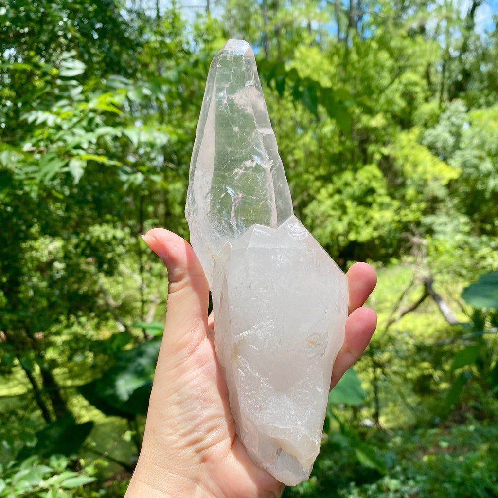 Large Diamantina Quartz Crystal with Record Keepers