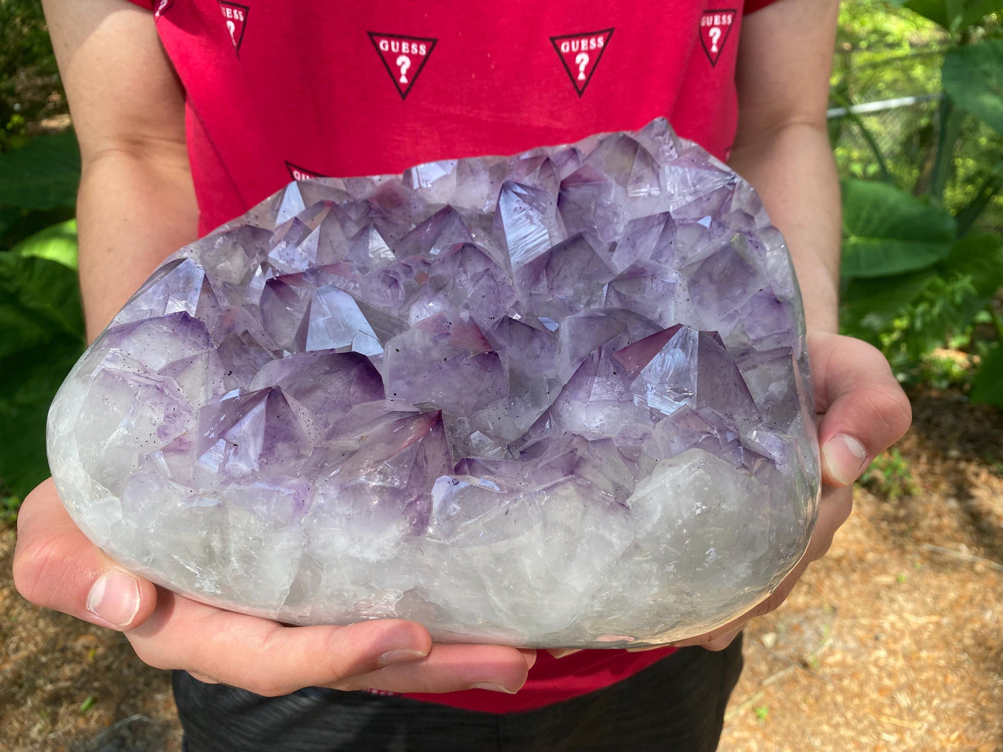 XXL Amethyst Amethyst Cluster | Raw Healing Crystal, Purple Geode, High Vibration Stone, Spiritual growth and Protection & Meditation.